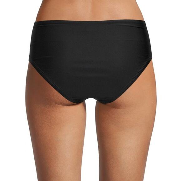 Swim Bottom Beaded Mid Rise Black Time And Tru Women's Plus 1X - Picture 9 of 9